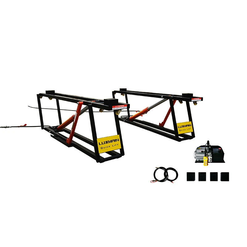 L850HL 3200kg Portable Scissor Double Cylinder Hydraulic Quick Lift Jack Car Wash Beauty Movable Lift Two Post Parking Lift