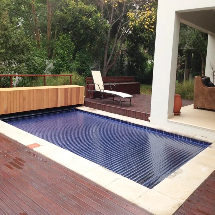 PC electric cover strip Automatic swimming pool cover Polycarbonate automatic swimming pool cover