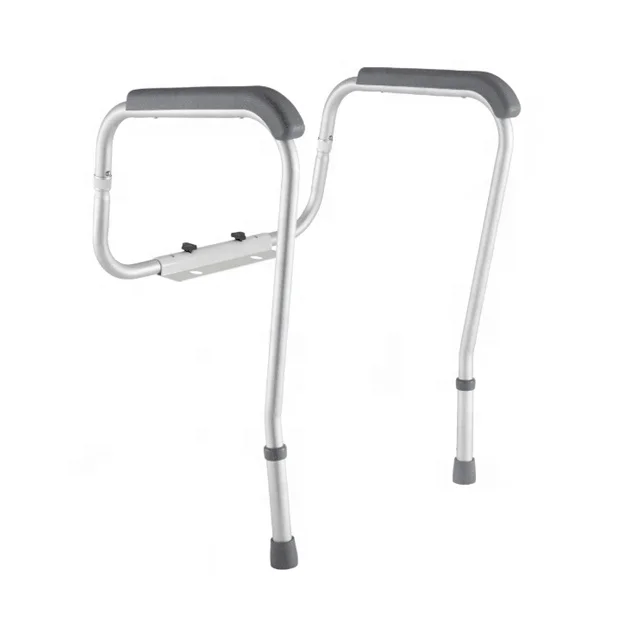 Stainless Steel Economic Hospital Home Bathroom Chair DisabledToilet Seat Adjustable Shower Chair Frame Elderly Care Products