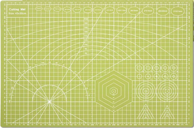 A3  Leather PVC Cutting Mat Double Side Self healing Patchwork Cutting Mat