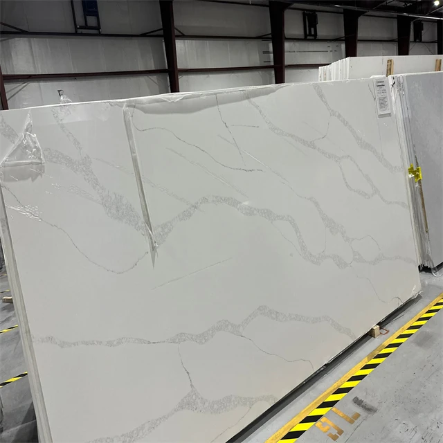 Quartz Stone Slabs jumbo China Suppliers Artificial Quartz Pure White Stone Prices Slabs For Worktops