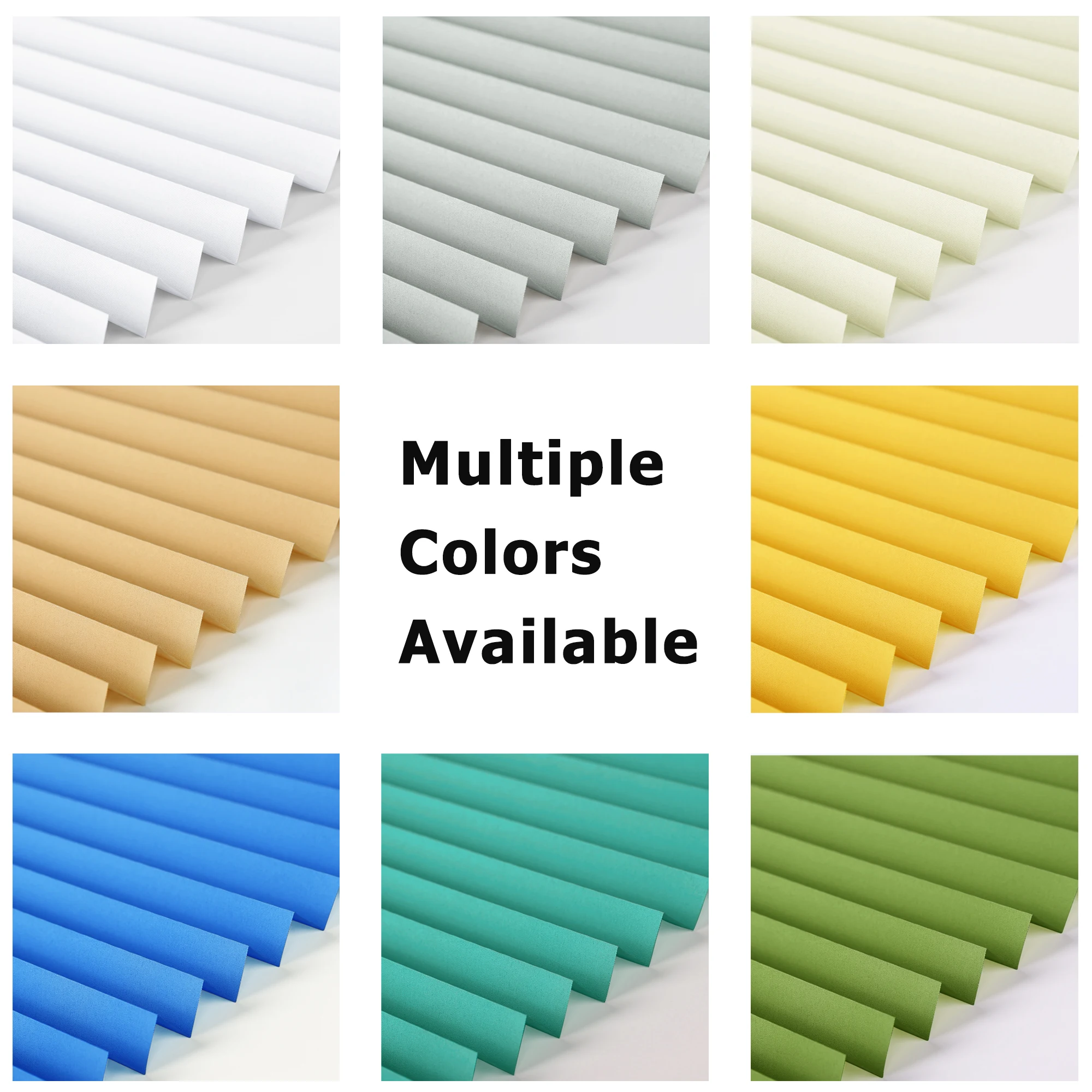 New modern style custom 100% polyester home pleated blinds fabric for window decoration