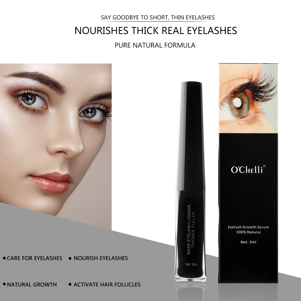 Лучший продукт для роста ресниц, сыворотка для ресниц, 100% натуральный усилитель ресниц, 7 дней роста ресниц, 2-3 мм, Корейская Сыворотка для роста ресниц