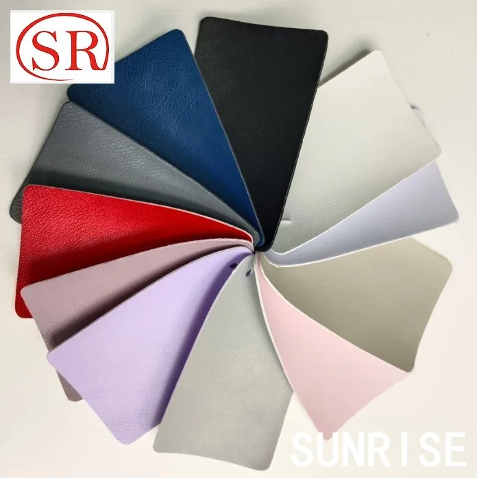 Durable material safety shoe leather PU Microfiber synthetic leather for shoes