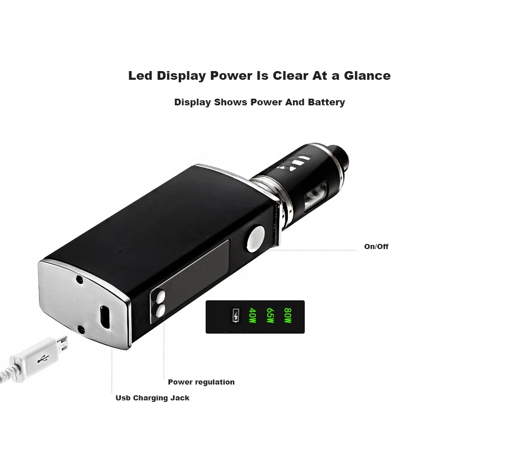 
2021 China original factory wholesale 80w box mod electronic cigarette vape mod new Box Mod 