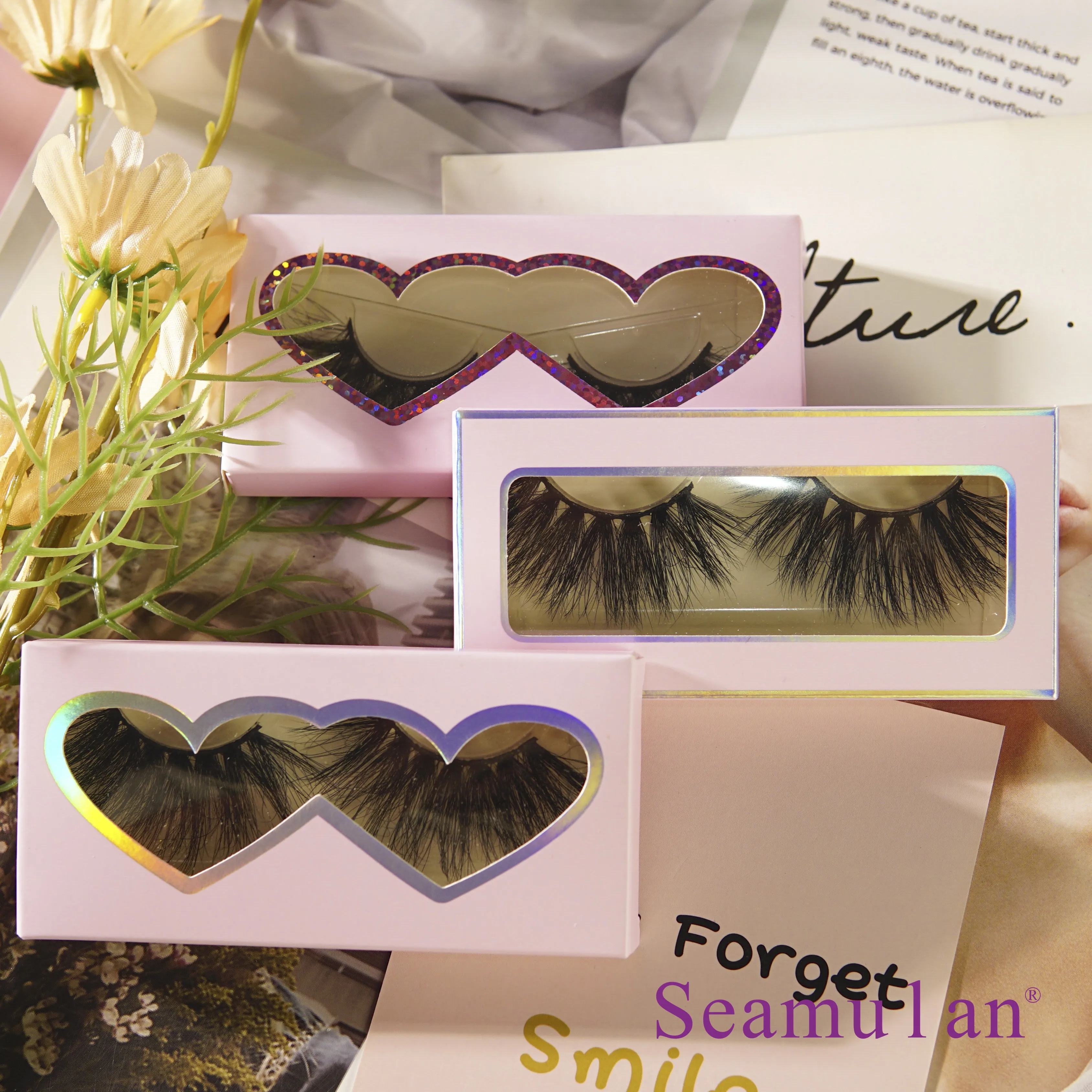 Bulk Russian False Fluffy Natural Full Strip 25mm Mink Eyelashes 3d Mink Lashes Vendor Eye Lashes Mink 15-20mm Wholesale