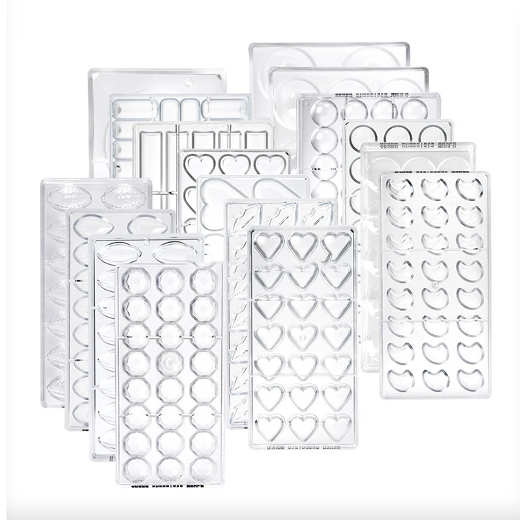 Unique Customized Polycarbonate Chocolate Mold Popular Plastic Mold For Chocolate Candy Molds