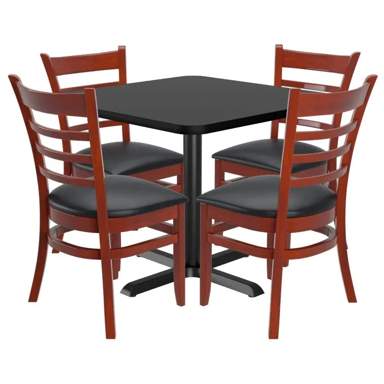 
Multi color options restaurant tables and chairs furniture in china 