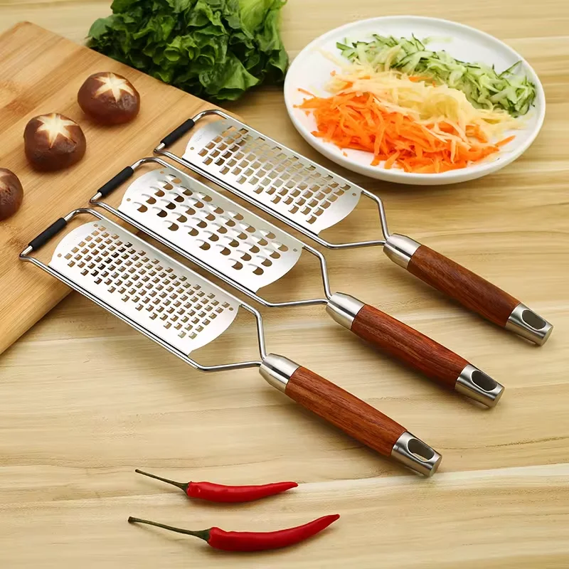 Home Product vegetable grater stainless steel garlic lemon grater stainless steel with handle