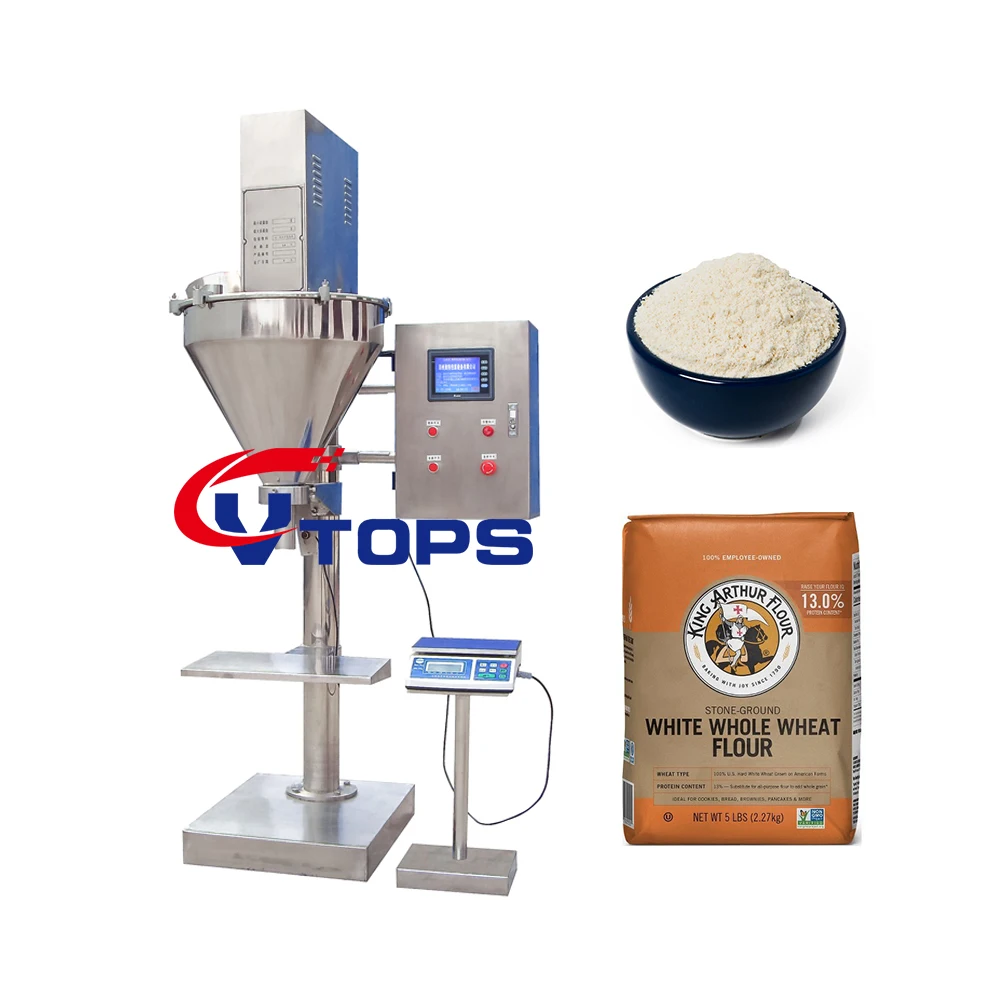 ABC Dry Chemical Powder Semi Automatic Vertical Auger Type Powder Filling Machine