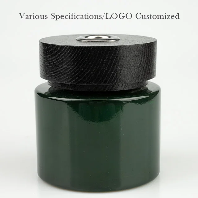 Vietnam Customized Flameless Reed Diffuser Bottle Perfume Oil Black Wood Cover Lids Bottle Caps Closures