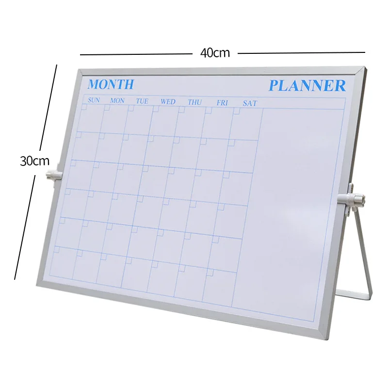 Double-sided Small Folding White Board Magnetic Desktop Whiteboard with Stand