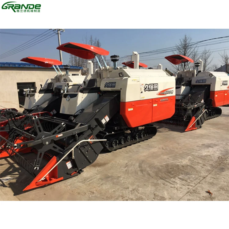 low price used KUBOTA PRO688Q rice harvester