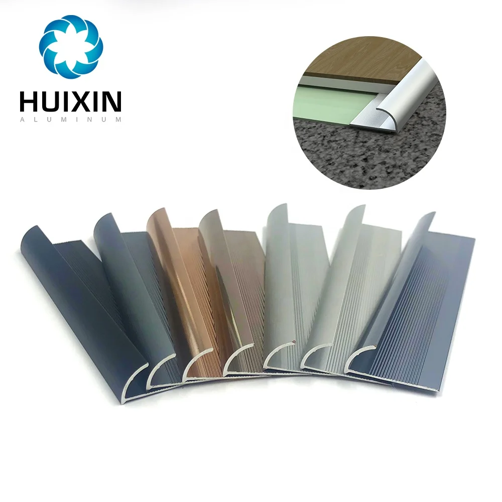 Tile Leveling System Profiles Decoration Walls With Aluminum Trim Tile Corners