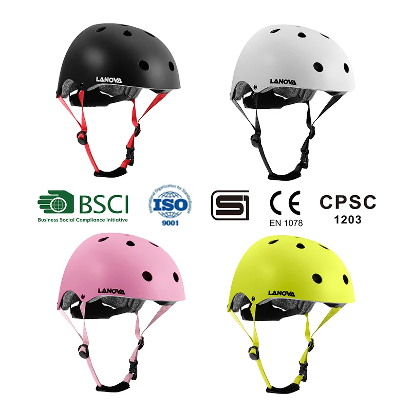 skateboard helmet with air flow 11 vent ice skating helmet for balance scooter professional Lightweight skateboard helmet