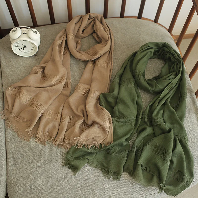 
Manufacture wholesale winter cheap solid color pashmina scarves in bulk scarf women shawl pashmina 