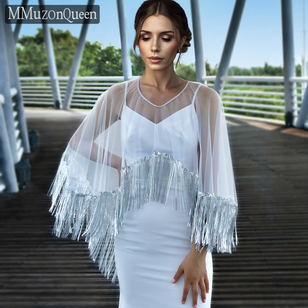 Женский Свадебный жакет с блестками