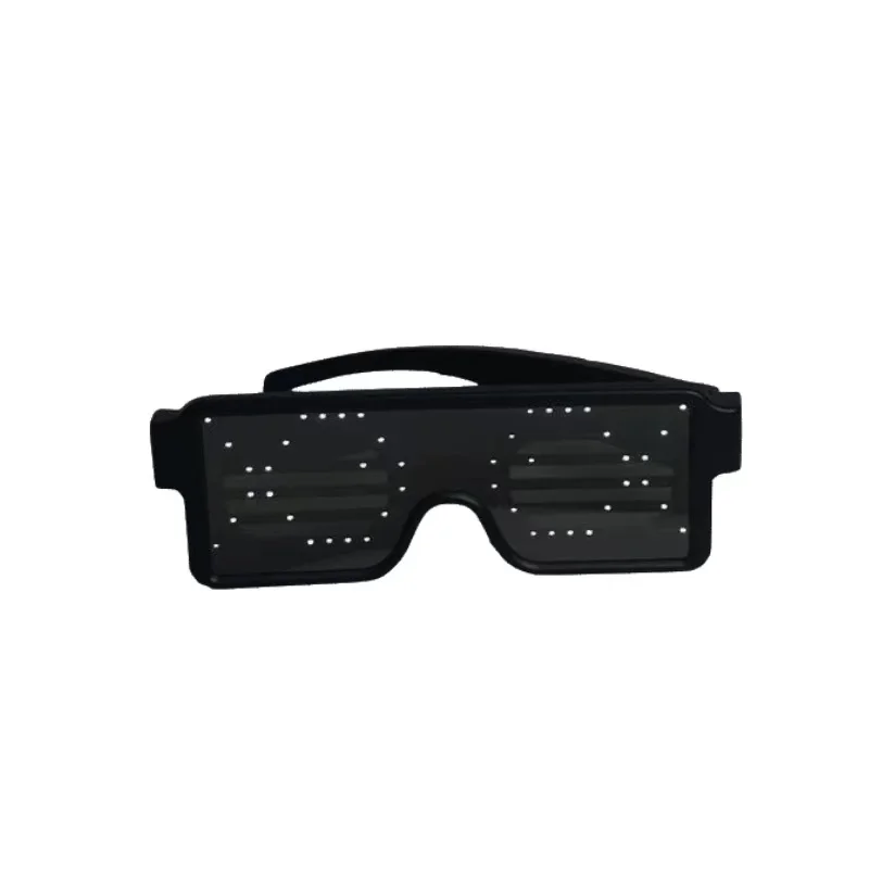 Upgrade Dynamic LED Glowing Glasses USB Rechargeable LED Light Up Glasses with Flashing Neon