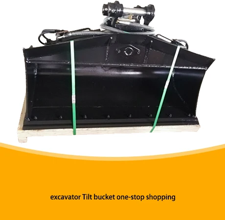 Excavator Tilt Bucket Construction Machinery Parts Tilting Bucket For 5 Ton Excavator