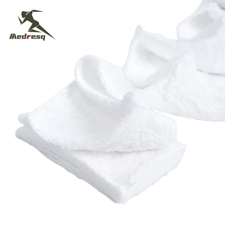 Factory Supplier Soluble Chitosan Hemostatic KaoLin Compressed Gauze Z Folded With or Without X-ray Surgical Sterile Gauze