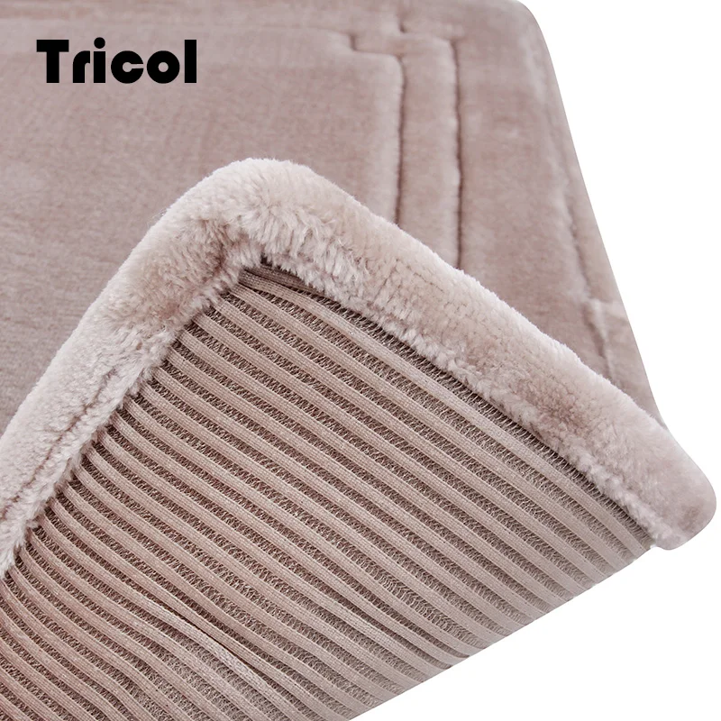 Tricol Memory Foam Bath Mat Machine Washable Non Slip Absorbent Super Cozy Velvet Bathroom Rug Carpet