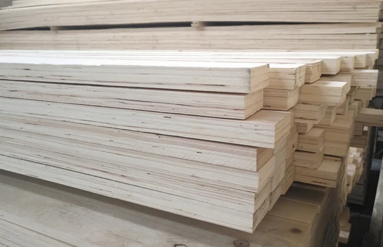 linyi ming sen 2022 high quality LVL Lumbe LVL Lumber for Roof Construction Wooden Birch Poplar LVL Timber