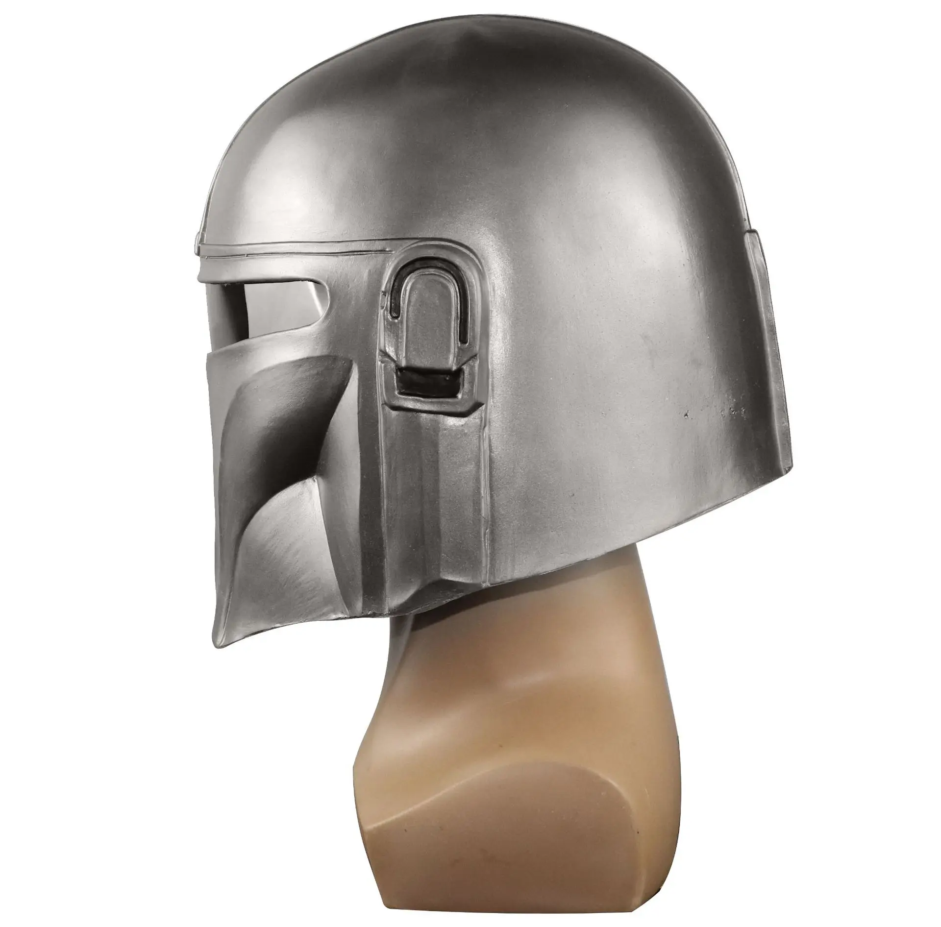 LED mandalorian helmet halloween mask dress up star 9 skywalker rise darth vader white war soldier glow party masks helmet