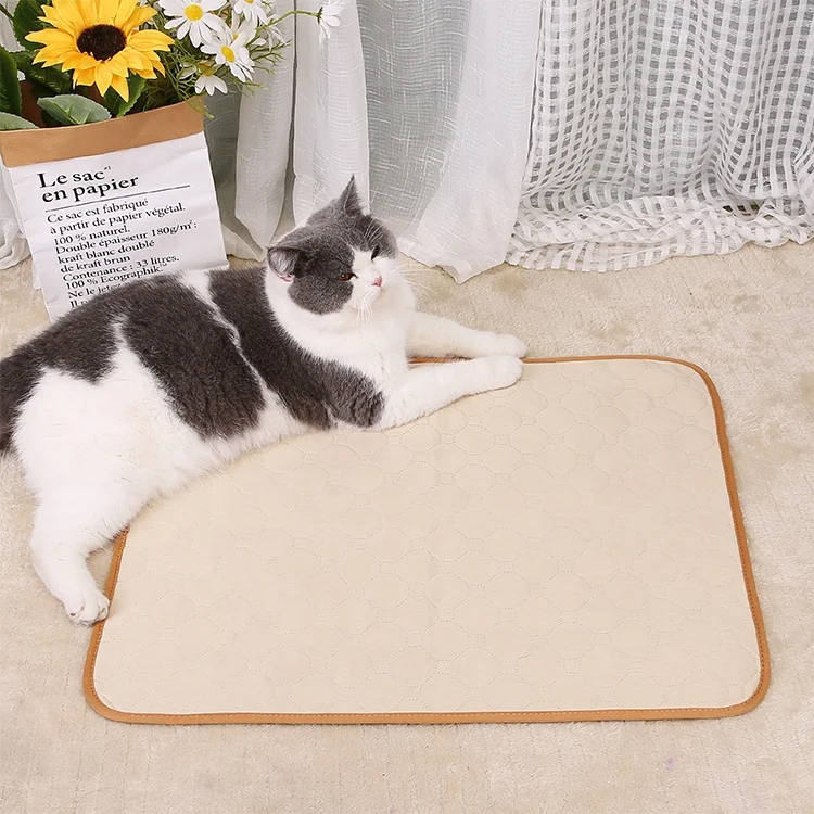 Multi Layer Quick Absorb Waterproof Reusable Washable Pee Training Pet Urine Pad Manufacturer
