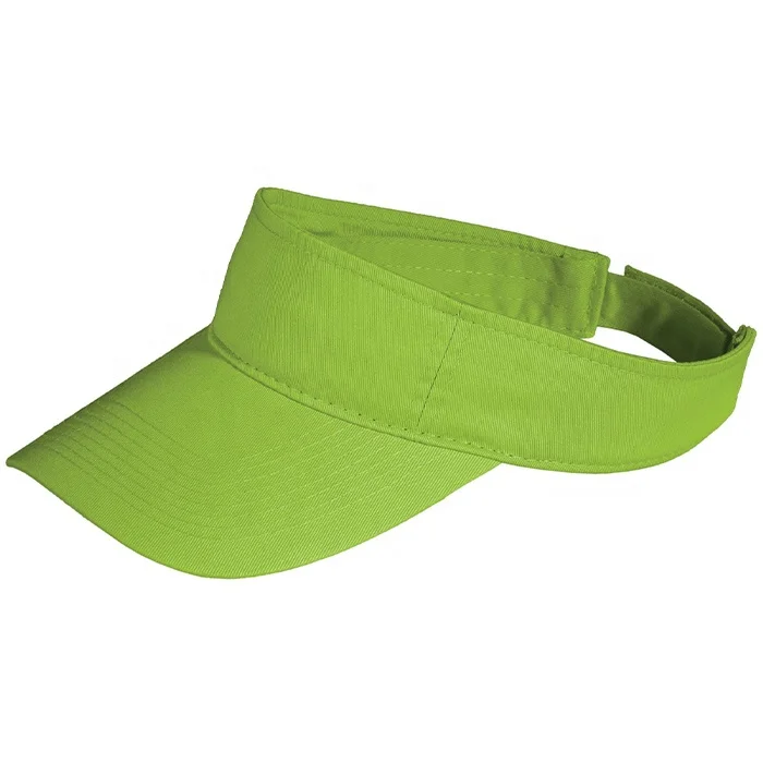 High quality sports visor hats running sun visor cap with screen printed