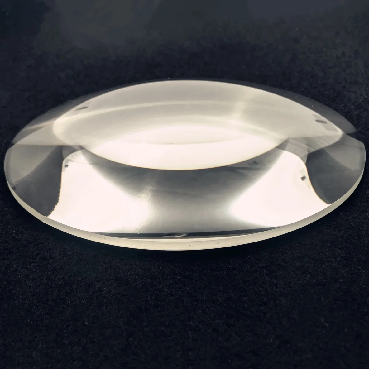 Diameter 150mm/ 5.9 inch round borosilicate optical glass lens for led studio spot lamp