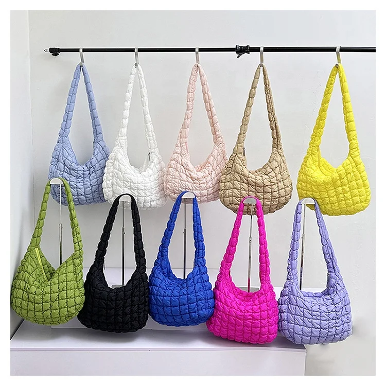 WB01 China Supplier Puffer Tote Women Shoulder Ladies Bag Shopping new style ladies bags