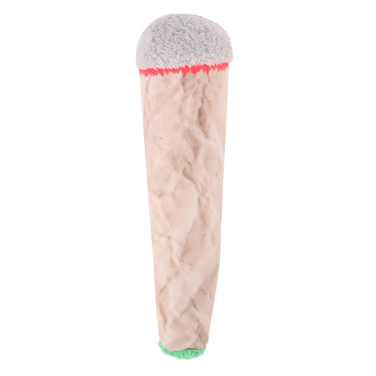 D KING Manufacturer Stuffed PP Cotton Beauty Fashion Toys Cigars Dog Squeaky Toy