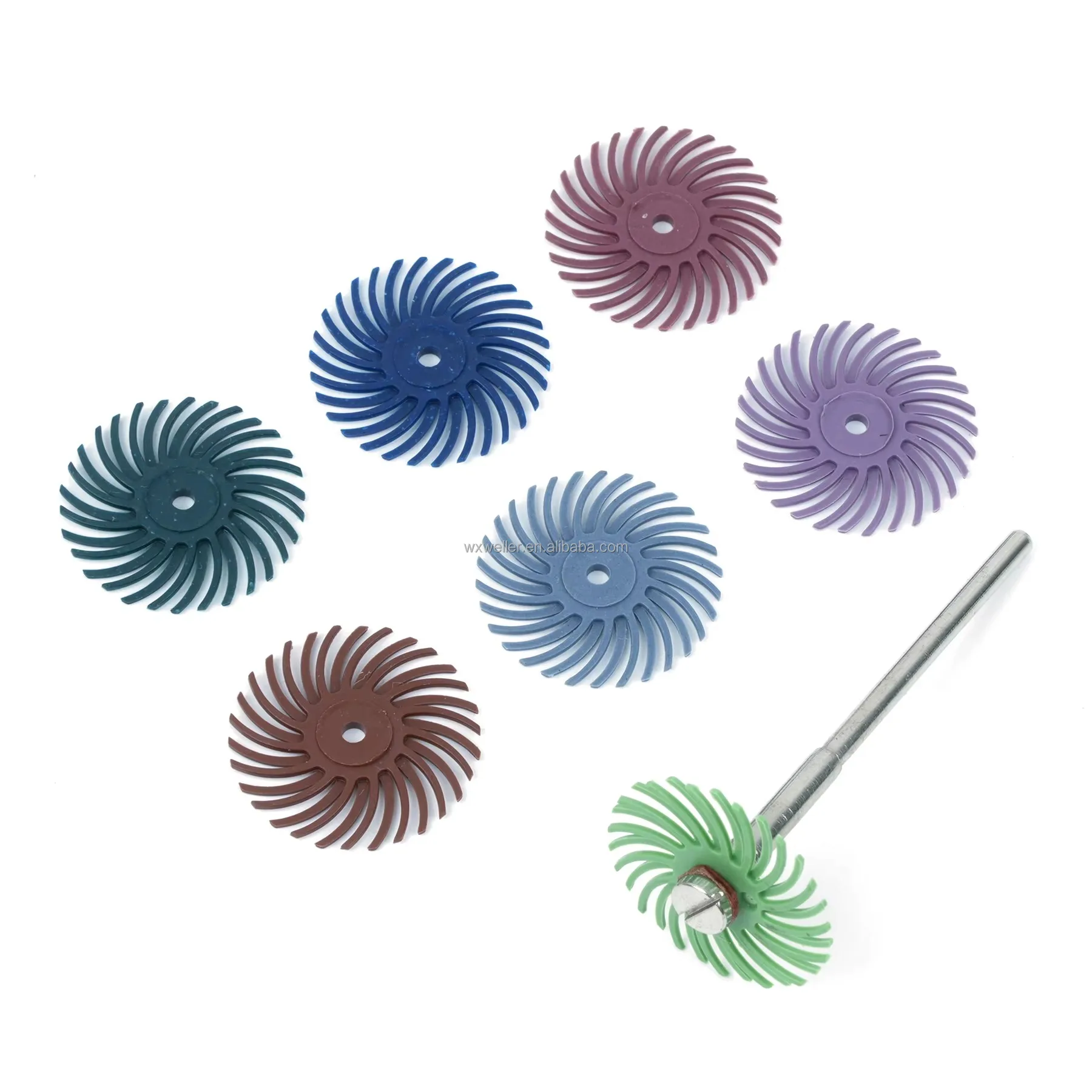 WELLER абразивные диски для зубоврачебных 3 м радиальные щетинные 120 #