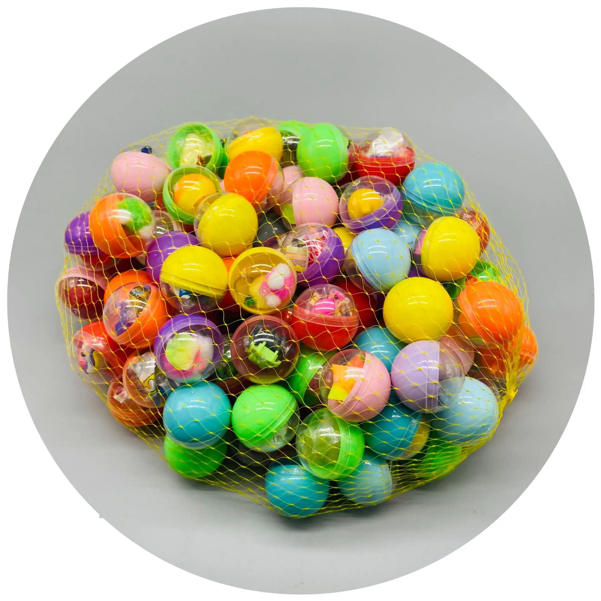 45MM Mixed Toys Random Style Round Surprise Egg Toy Gashapon Plastic Small Toys Capsule for Kids for Vending Machine