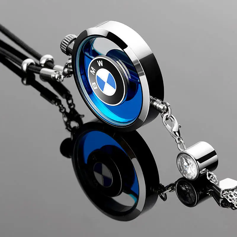 Fashion Logo Luxury Car Scents Hanging Pendant Air Freshener Perfume Car Essential Oil Hanging