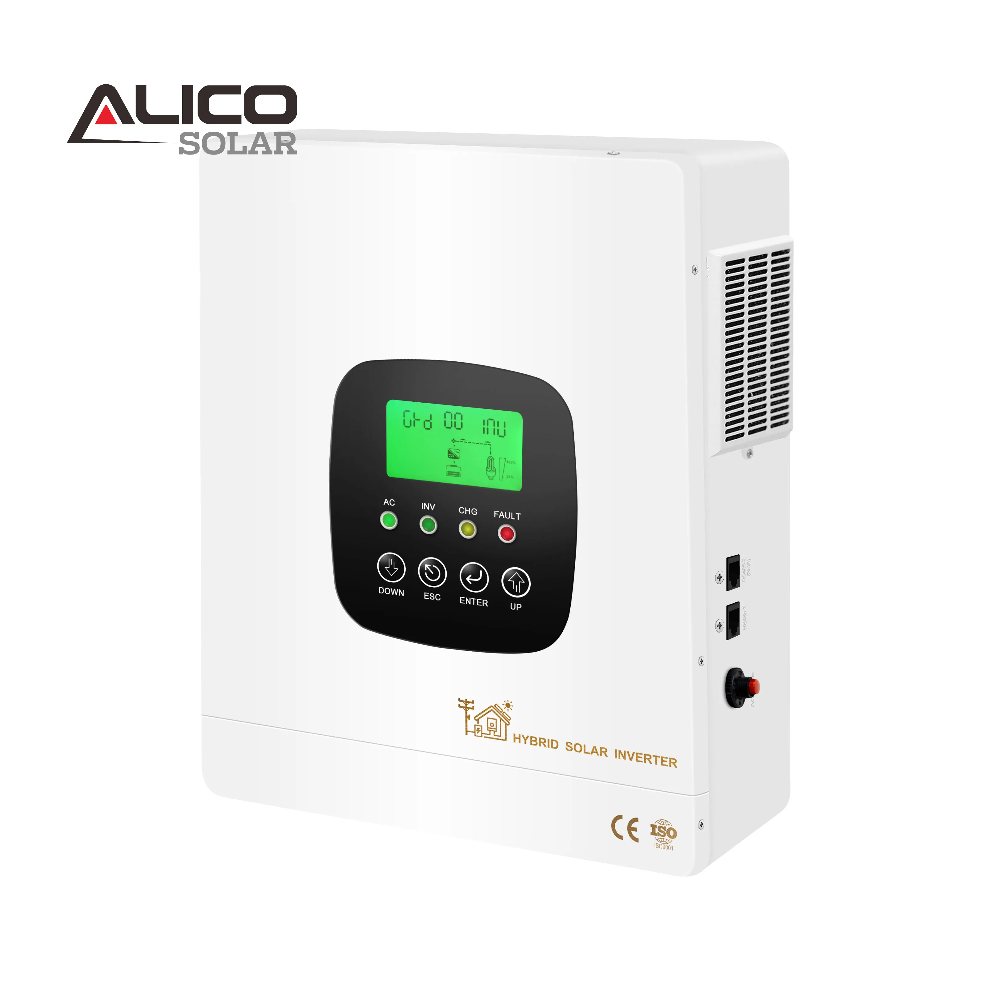 120V 240V Split Phase Hybrid Solar Inverters 48V 5kw 8kw 10kw 12kw Off Grid Hybrid Solar Inverter Split Phase 120v 240v