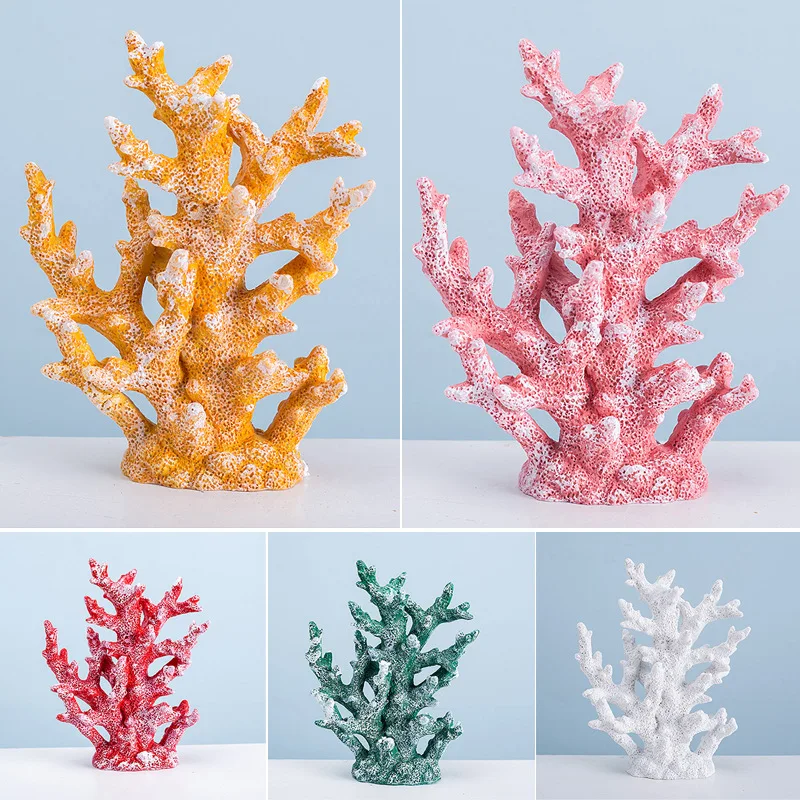 Simulated Resin Coral Fish Tank Accessories Octopus Fish Tank Decoration Wholesale Fish Tank Aquarium