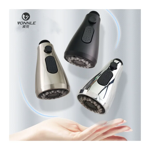 Replaceable kitchen sink multifunctional shower faucet accessories in modern restaurant kitchen drawable bubbler outlet faucet