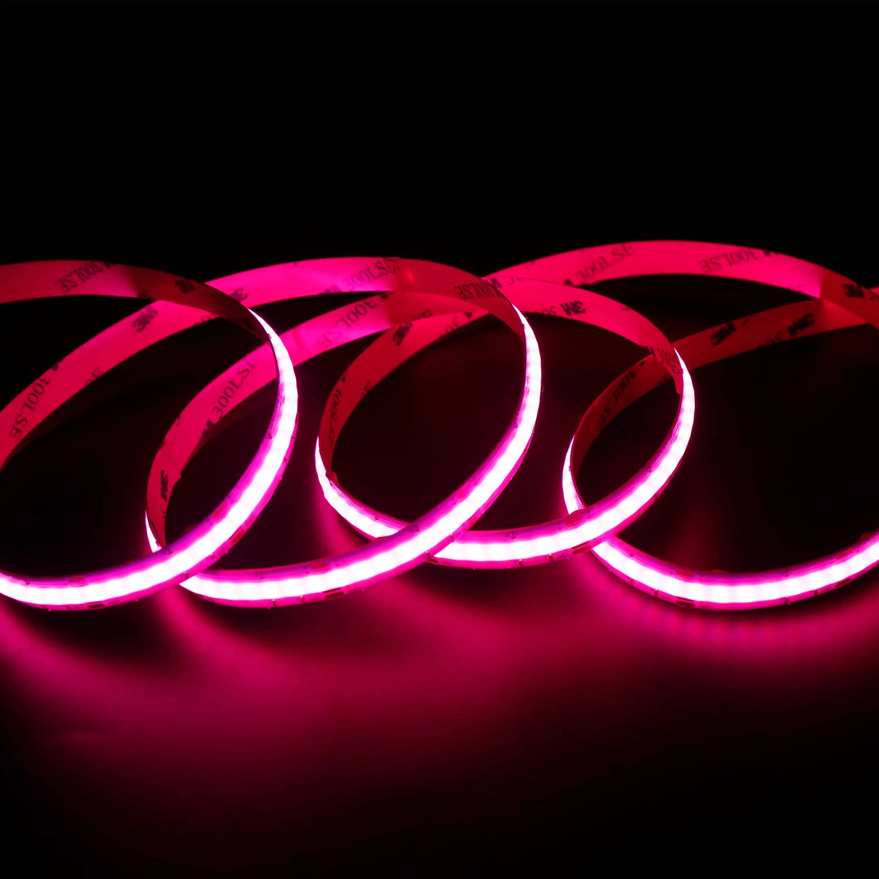 RGB cob led strip 630 Chips14w Changeable Colorful 10mm led cob strip light 24v cob rgb led strip light