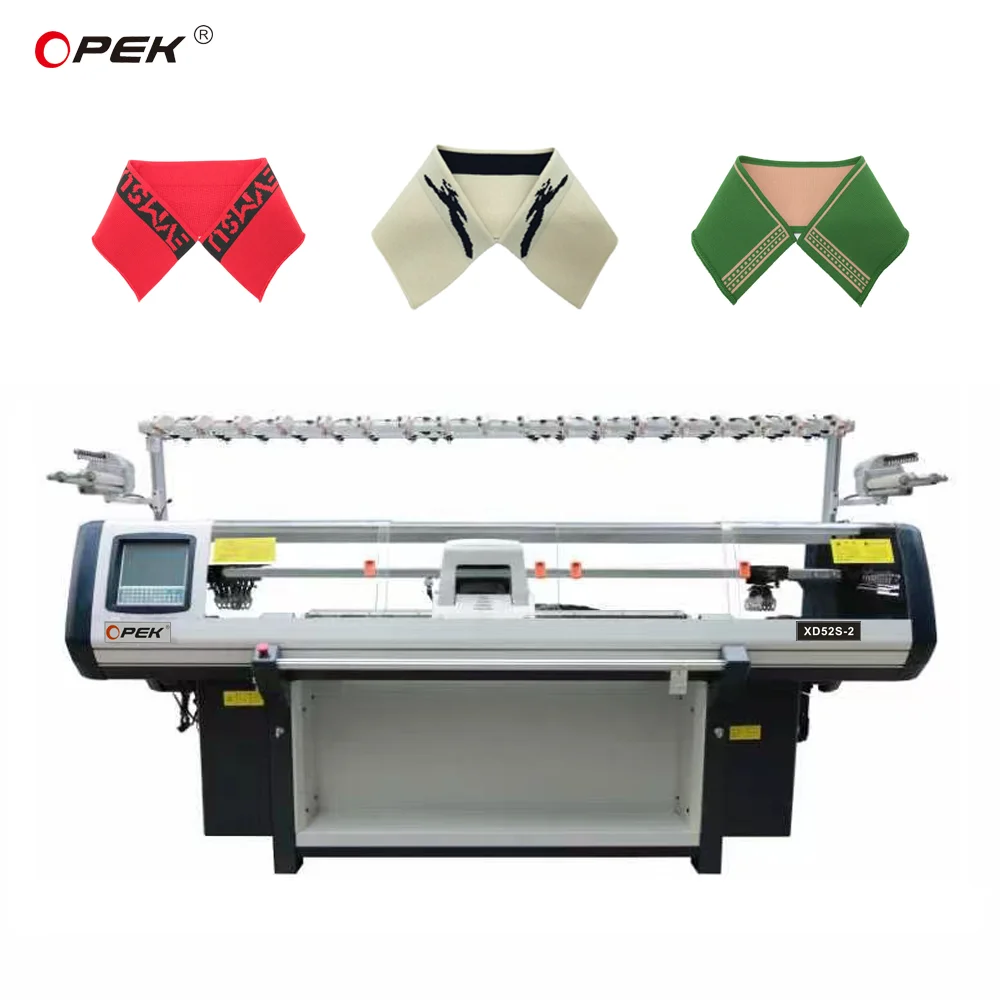 Single carriage double system high speed Polo T-shirt Collar sweater and Cuff Knitting Machine price best