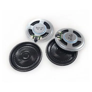 Hot selling horn 40*6mm 8Ohm 0.5W speaker 600Hz frequency 97dB speaker
