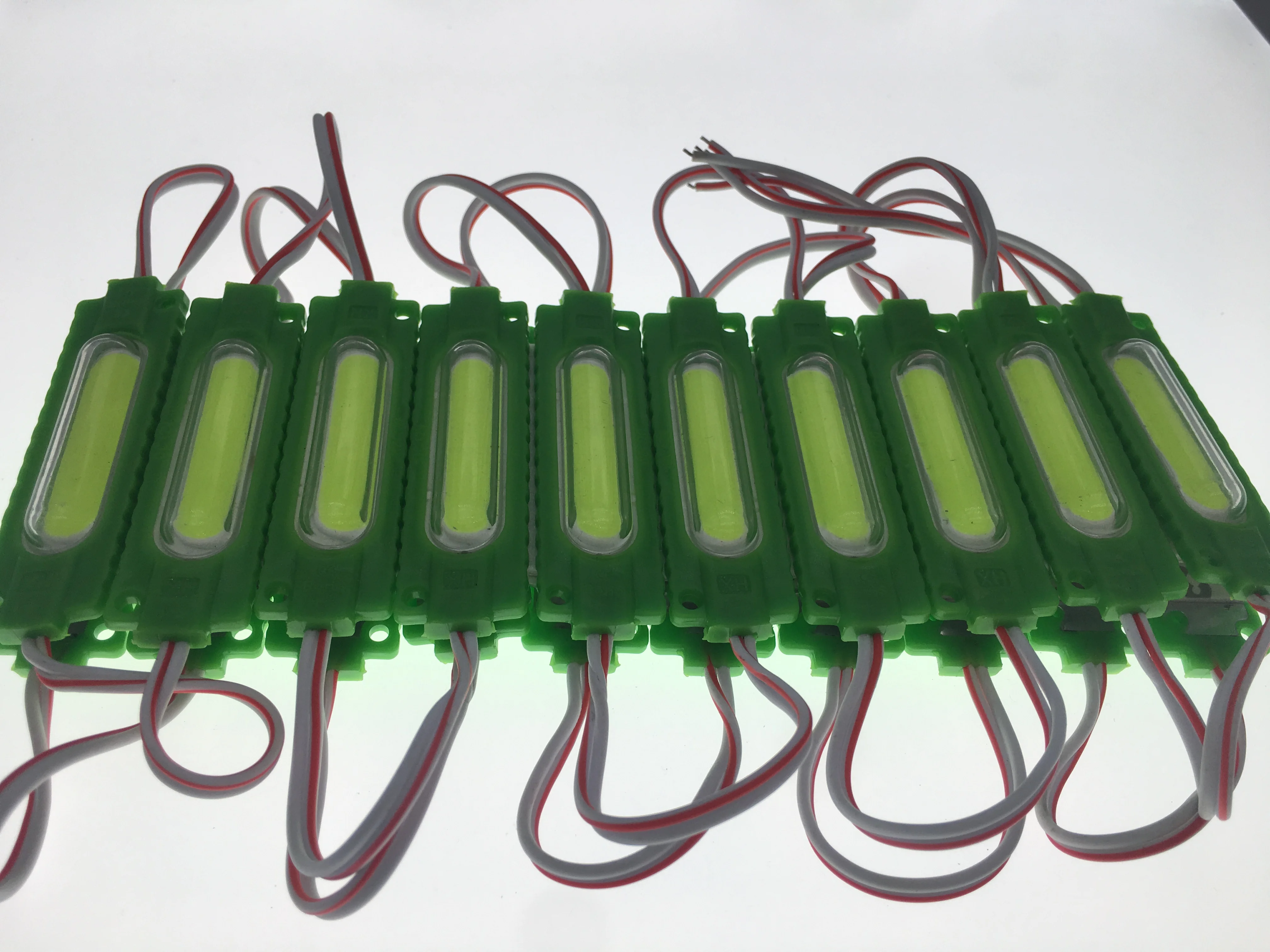 6313 transparent lens 12v white warm white red green blue yellow pink light led cob module 24v