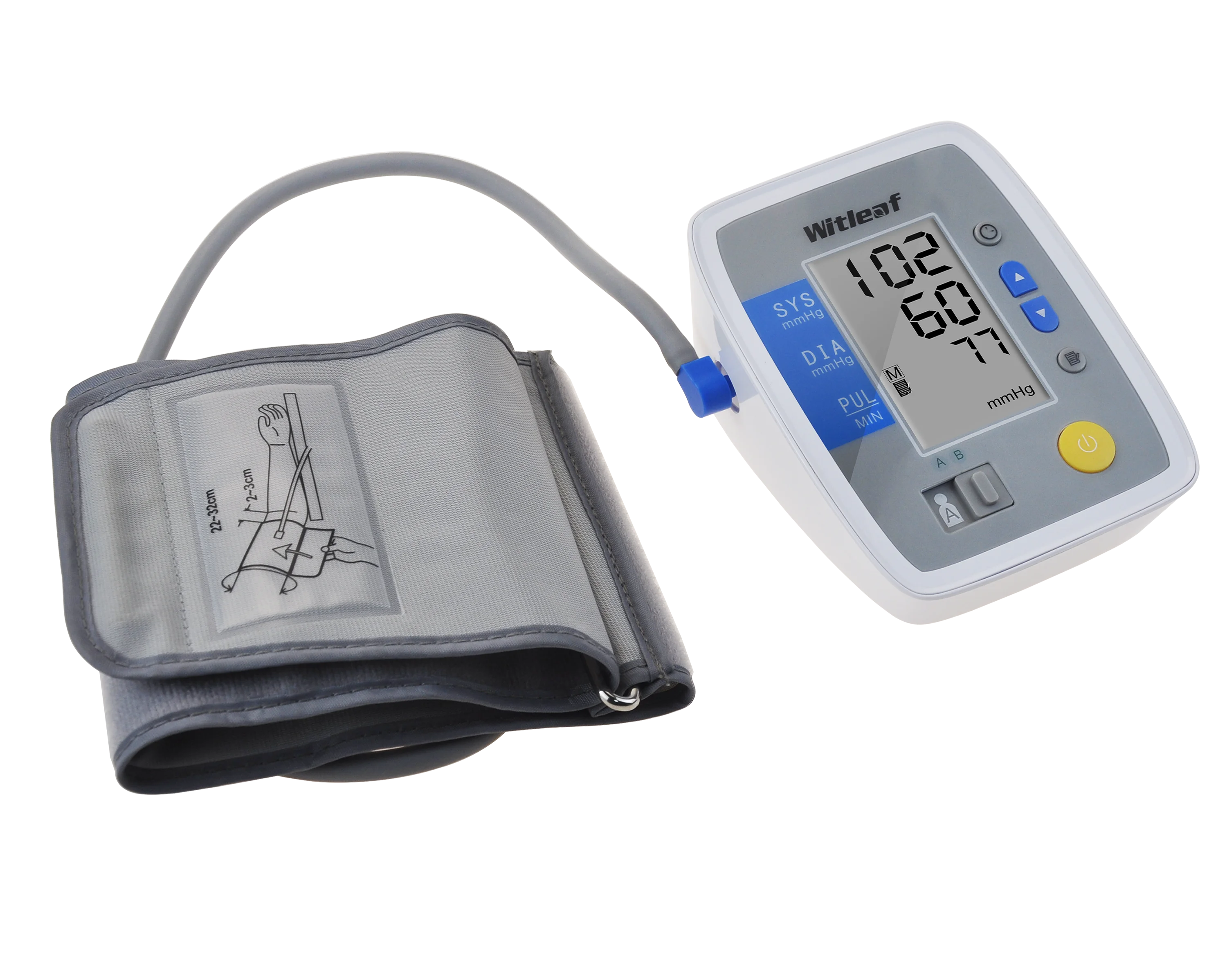 
Energy Saving Electronic Digital Blood Pressure Monitor Upper Arm Sphygmomanometer HealthyCare 