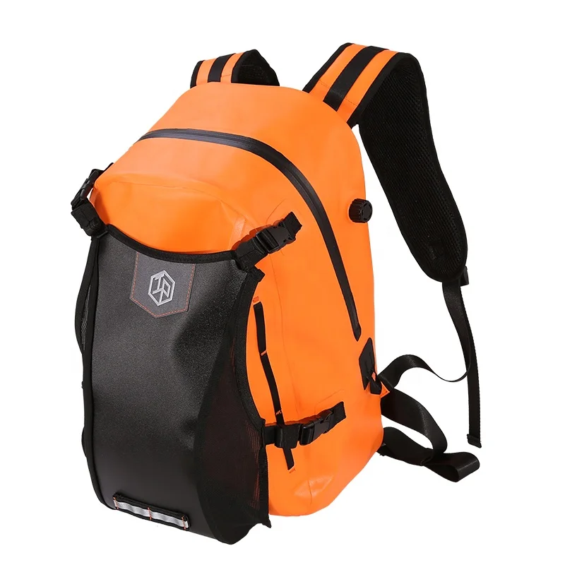 
Customized TPU Waterproof Dry backpack airtight travelling bag motorcycle helmet bag with logo 