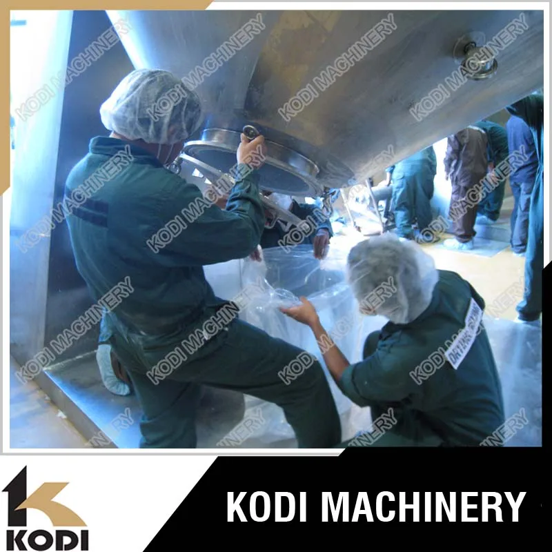 Низкотемпературная двухконусная Роторная сушилка KODI ISO GMP стандарта SUS304