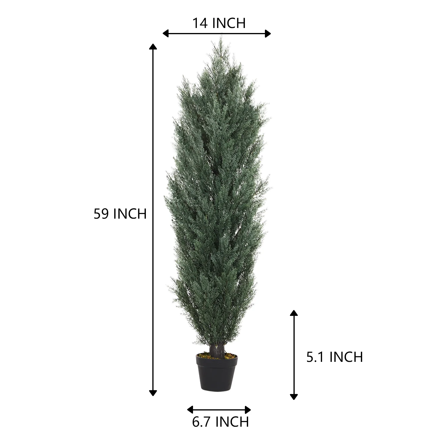 Artificial Cedar Cypress Tree Pine Plant Faux Boxwood Topiary Greenery Bonsai Plantas Artificiales for Outdoor Decor