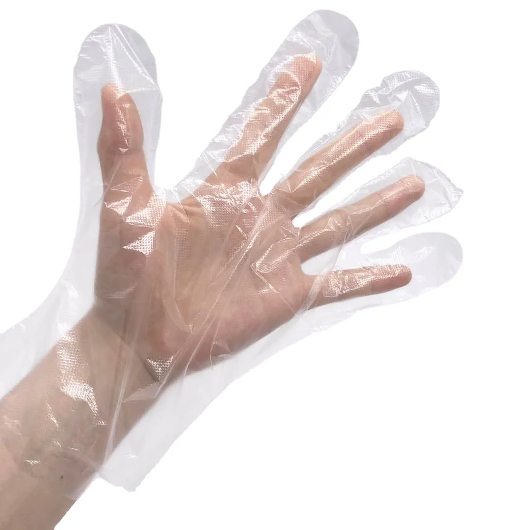 Plastic gloves food Safety clear wally Transparent Hand PE disposable manufacturers Single use  Plastic Gloves