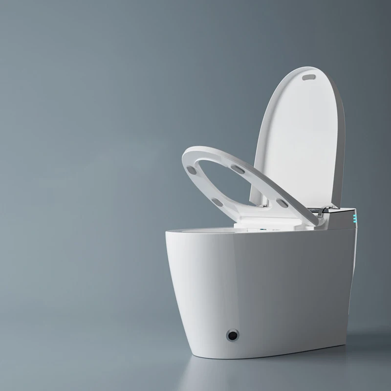 2024 Latest Automatic Flushing Automatic Water Spraying Smart Toilet With Remote Control