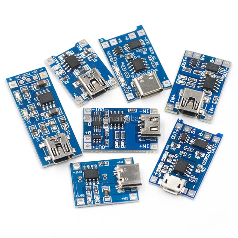TP4056 development board charging module with charging protection MICRO USB 1A