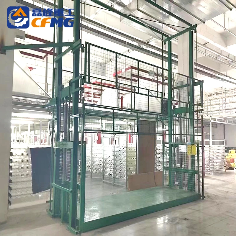 Customized Cargo Elevator Hydraulic Goods Lift Vertical Freight Elevator Electric Cargo Lift for Warehouse